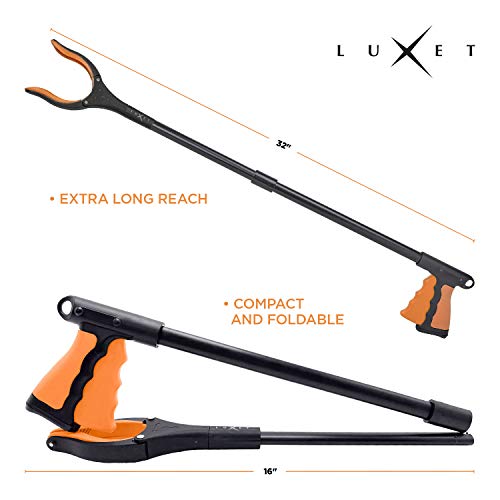 Reacher Tool 32 Inch Foldable Pick Up Stick with Magnetic Tip R554439
