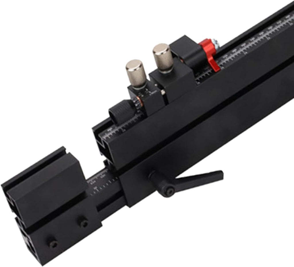 Table Saw Miter Gauge Fence, Telescoping 941mm Double Sided Scale E4982