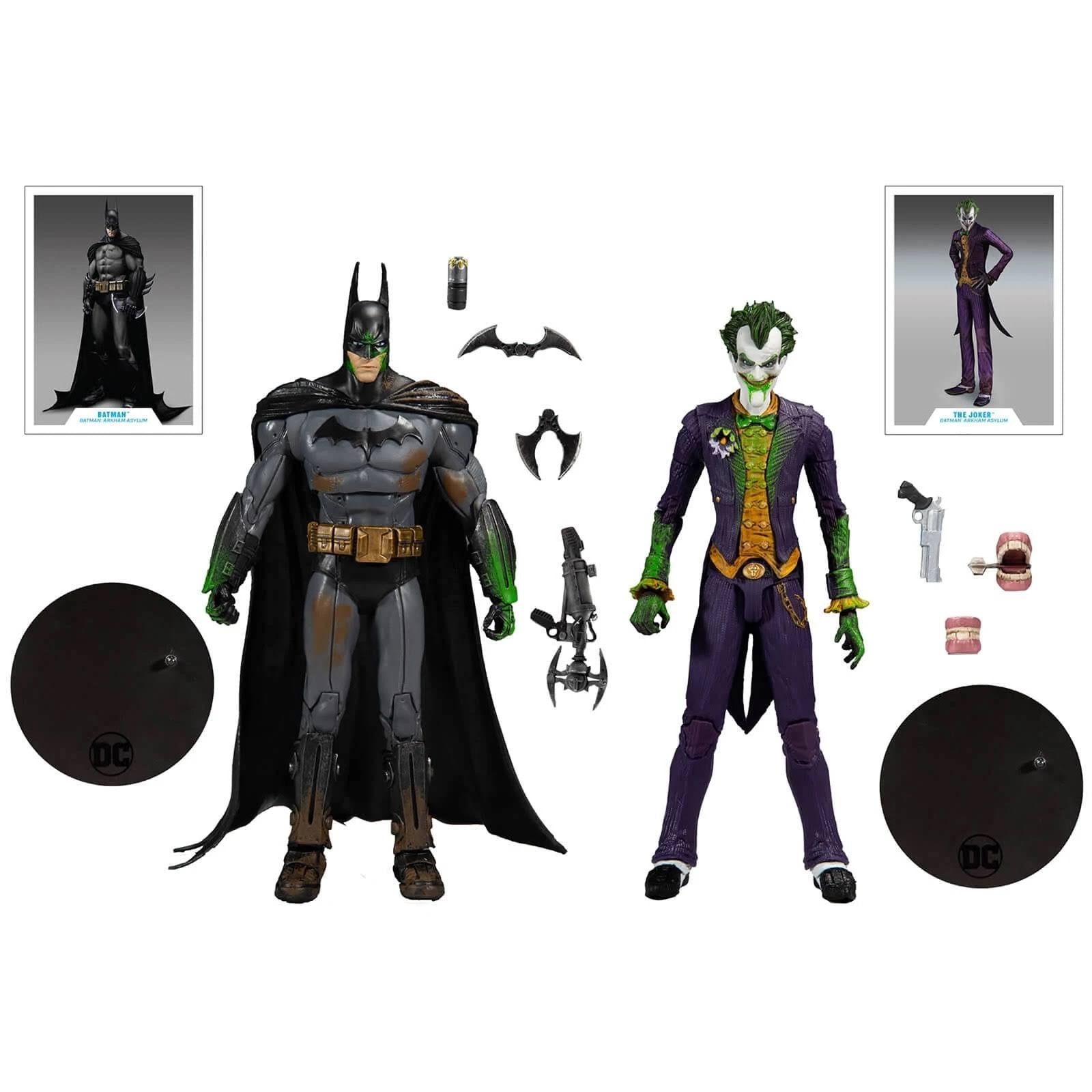 Batman Arkham Asylum Joker 7x22 Action Figure 2-Pack N82789
