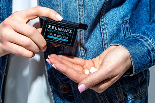 Minty Mouth Breath Freshener - 3 Pack, Long Lasting Bad Breath Treatment for Adults, Alcohol Free & Gluten Free J16525