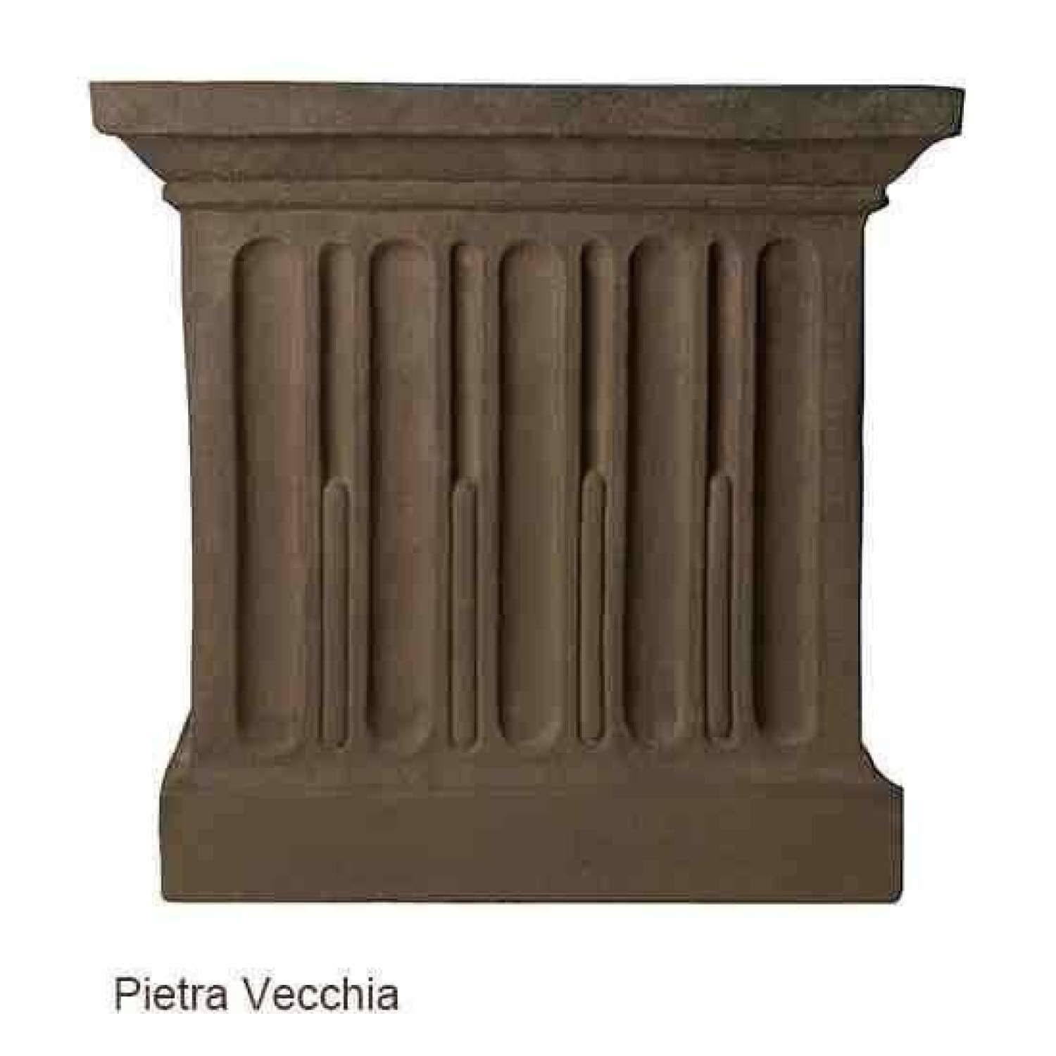 Yin Yang Stone Pedestal Birdbath T4546