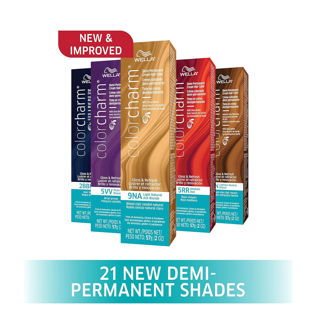 Demi Permanent Hair Color, Light Natural Ash Blonde with Developer U353062
