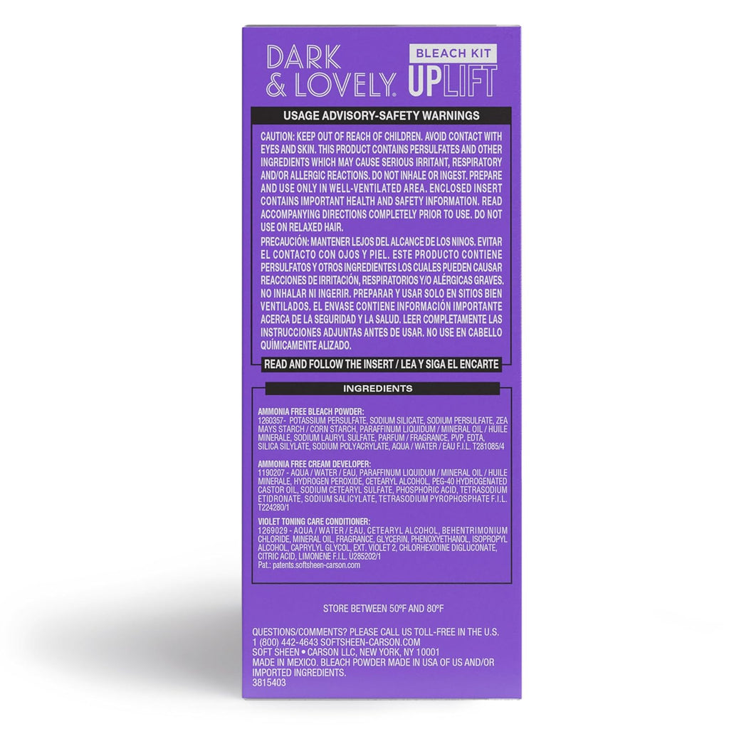 Hair Bleaching Kit for Dark Hair, Bleach Blonde Z541