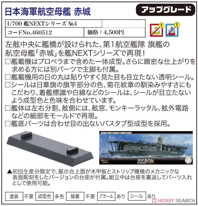 Aircraft Carrier Akagi Plastic Model B62223