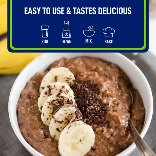 Organic Plant-Based Protein Powder, Natural Chocolate Flavor, 21g Protein N765
