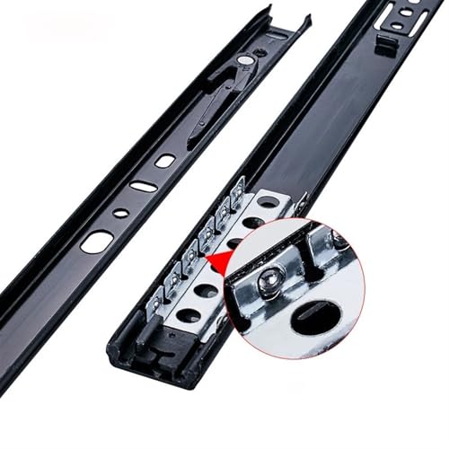 Sliding Rail Linear Bearing Drawer Slides 8–20 Inch Two-Section Cabinet Hardware V8532