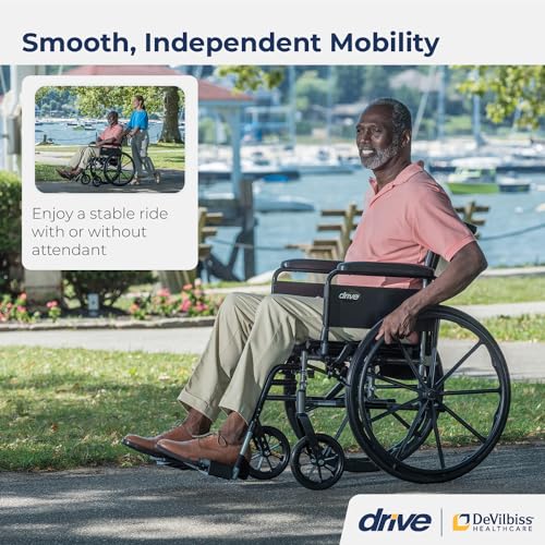 Lightweight Wheelchair with Flip Back Removable Arms and Swing Away Footrests L427536