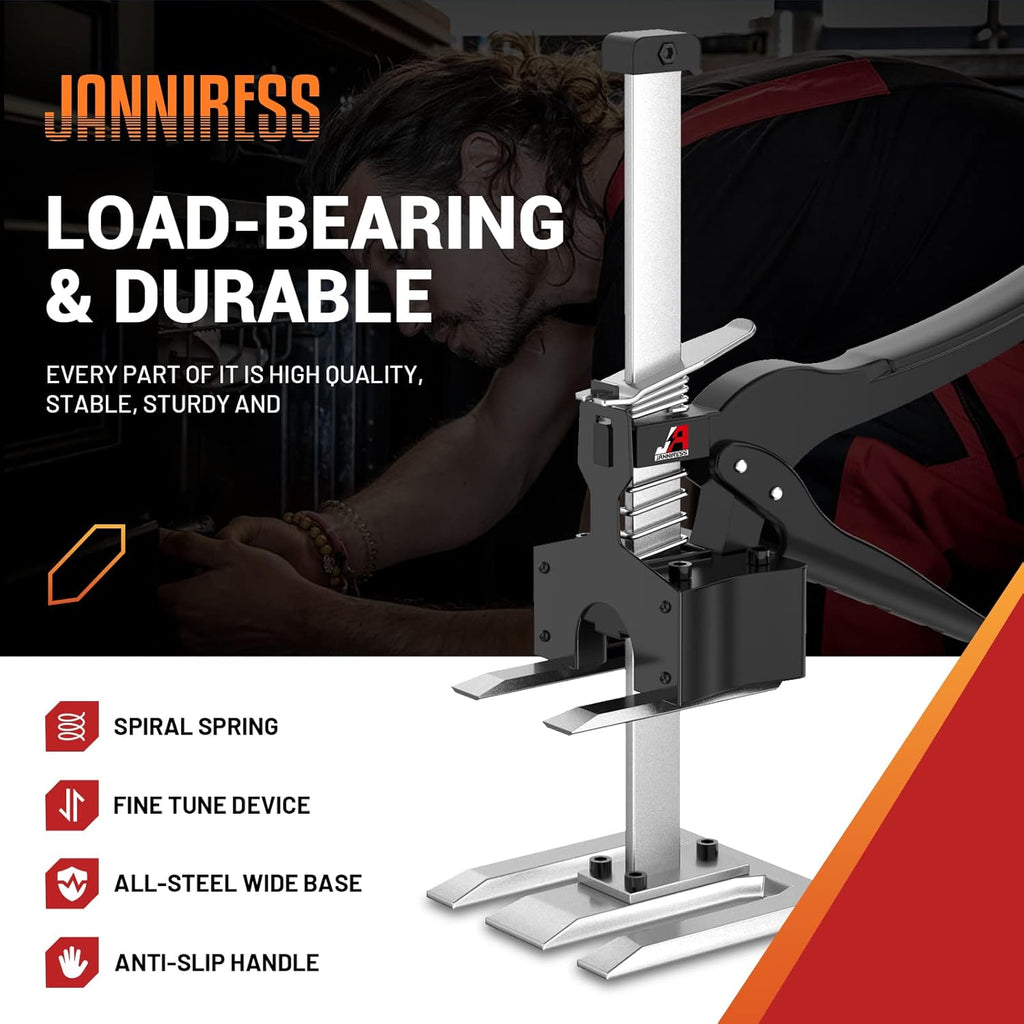 Furniture Lifter Jacks 2 Pack, 12 in, 440 lbs Capacity, Handheld Tool V1010