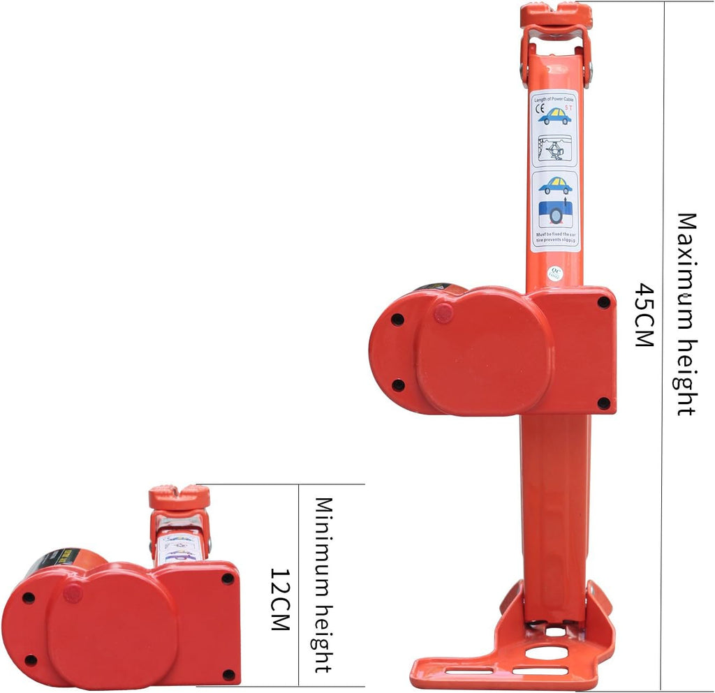 Electric Car Floor Jack 3 Ton 12V Scissor Lift for Sedans SUV with Remote Y242435