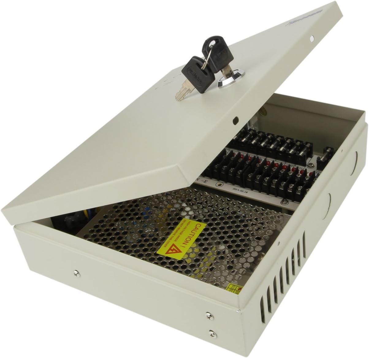 8 Channel 12V DC 5A PTC Fuse Power Supply Box for CCTV DVR Security System X6720