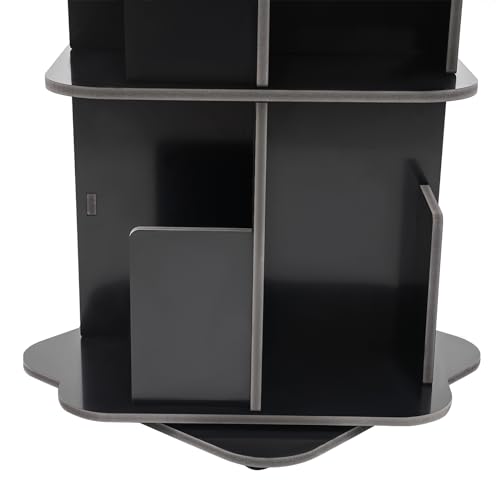 360° Rotating 3-Tier Bookshelf for Corner Storage N81520