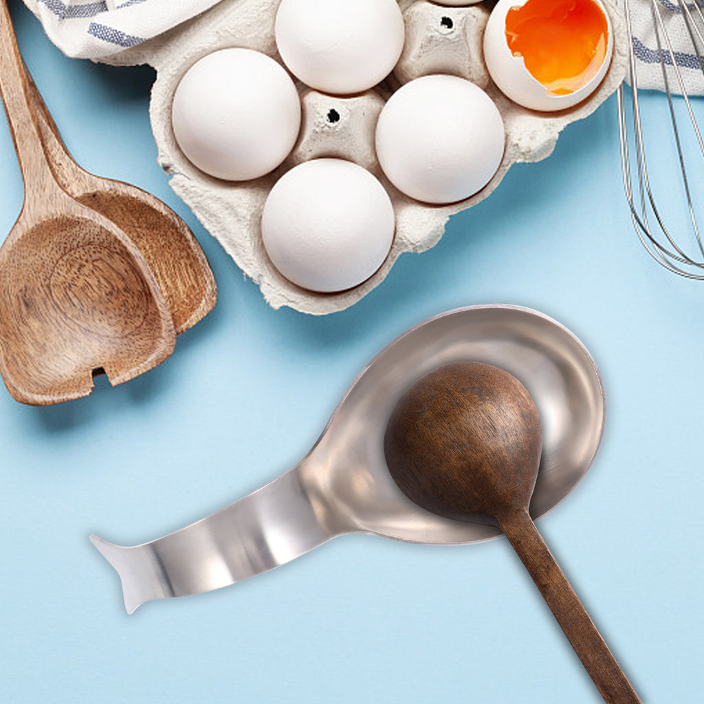 Stainless Steel Spoon Rest for Kitchen Utensil Holder U7775