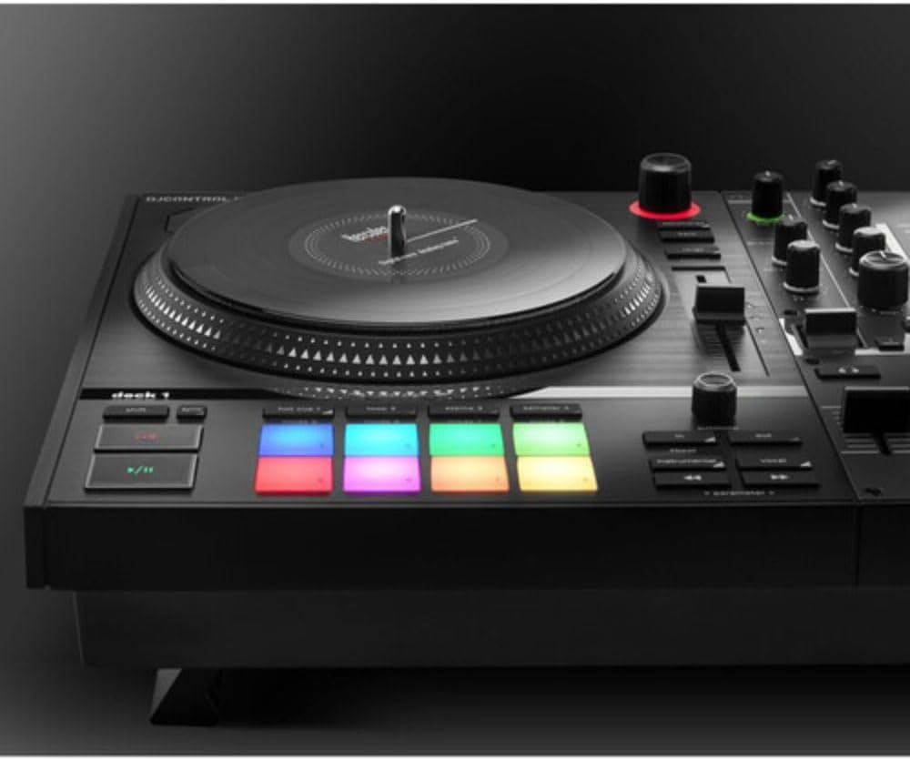 2 Deck Motorized DJ Controller with STEMS Control and Headphones V17613