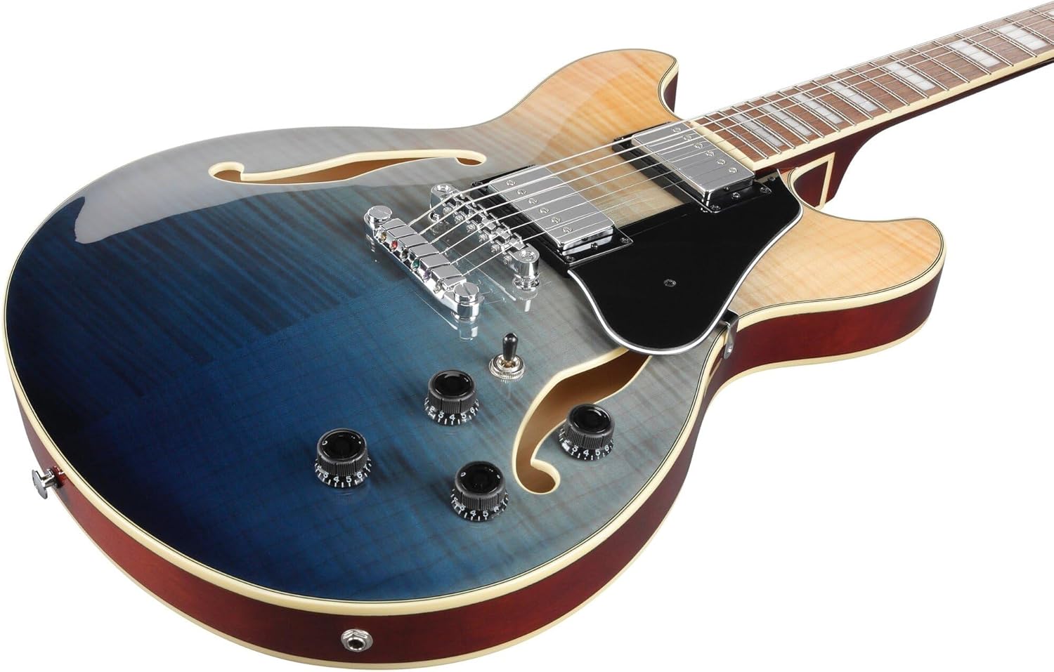Semi-Hollow Electric Guitar - Transparent Indigo Fade W584850