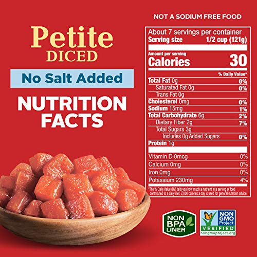 Diced Tomatoes, 14.5 oz, 12 Pack V91764