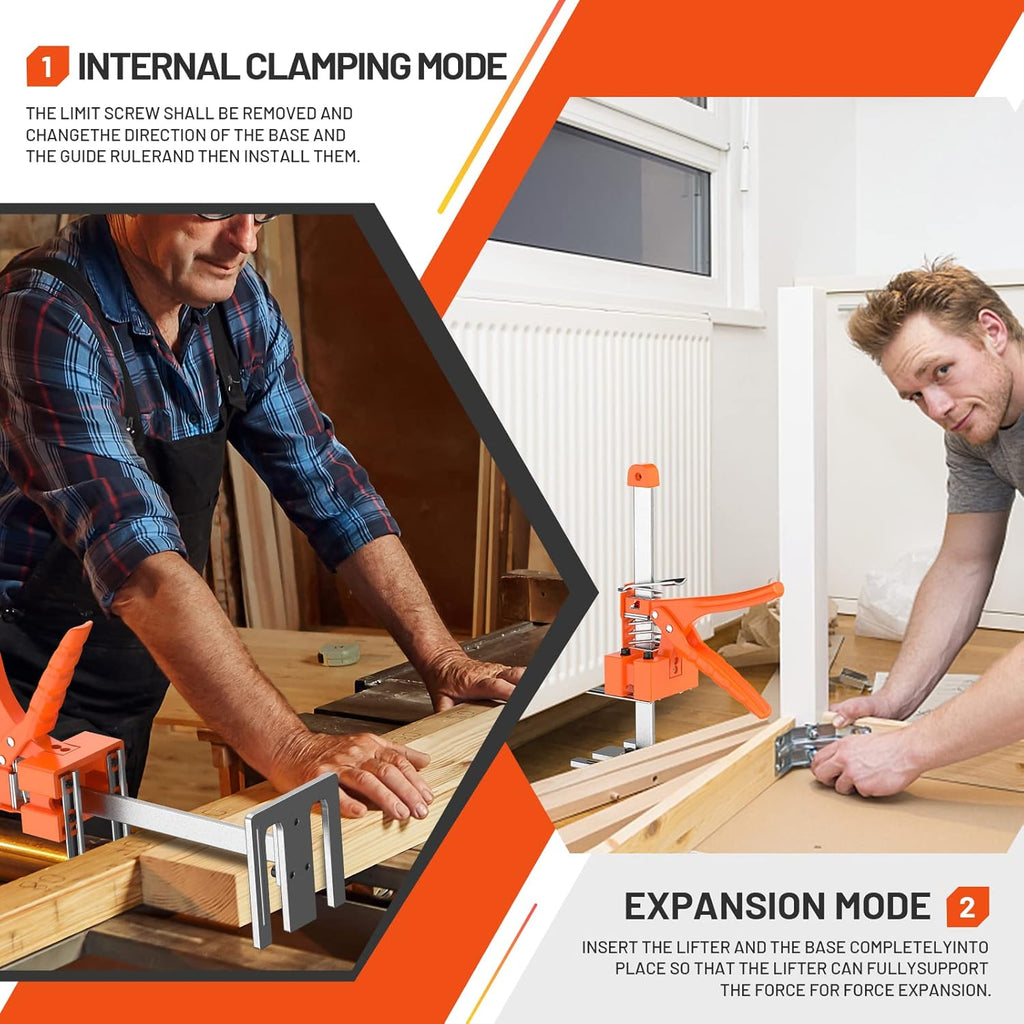 Multifunctional Furniture Lifter Jacks for Cabinets and Wall Tile, 490LBS Load Z684274
