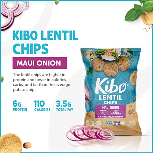 Lentil Chips Variety Pack - Gluten-Free Vegan - Non-GMO - 28g - 12 Pack H309347