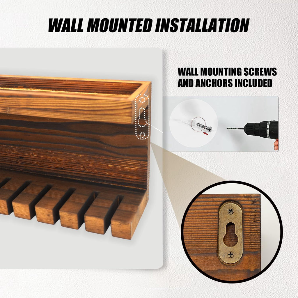 Belt Storage Organizer with Double Shelving Platform for Closet V84509