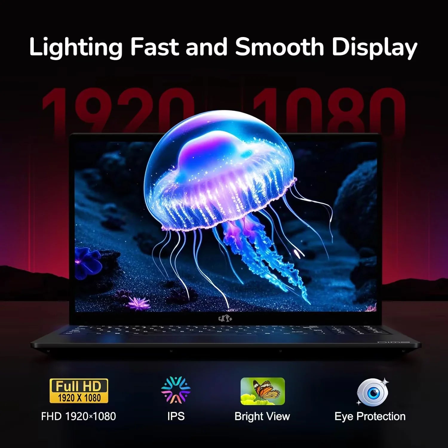 15.6" IPS FHD Gaming Laptop, AMD Ryzen 7, 32GB DDR5 RAM, 1TB SSD H556