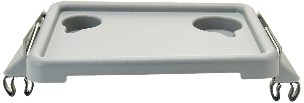Folding Walker Tray with Cup Holders, Grey E1656