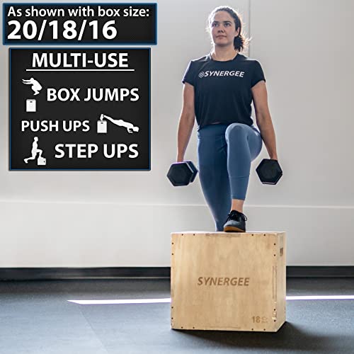 Wood Plyometric Box for Jump Training and Conditioning F822