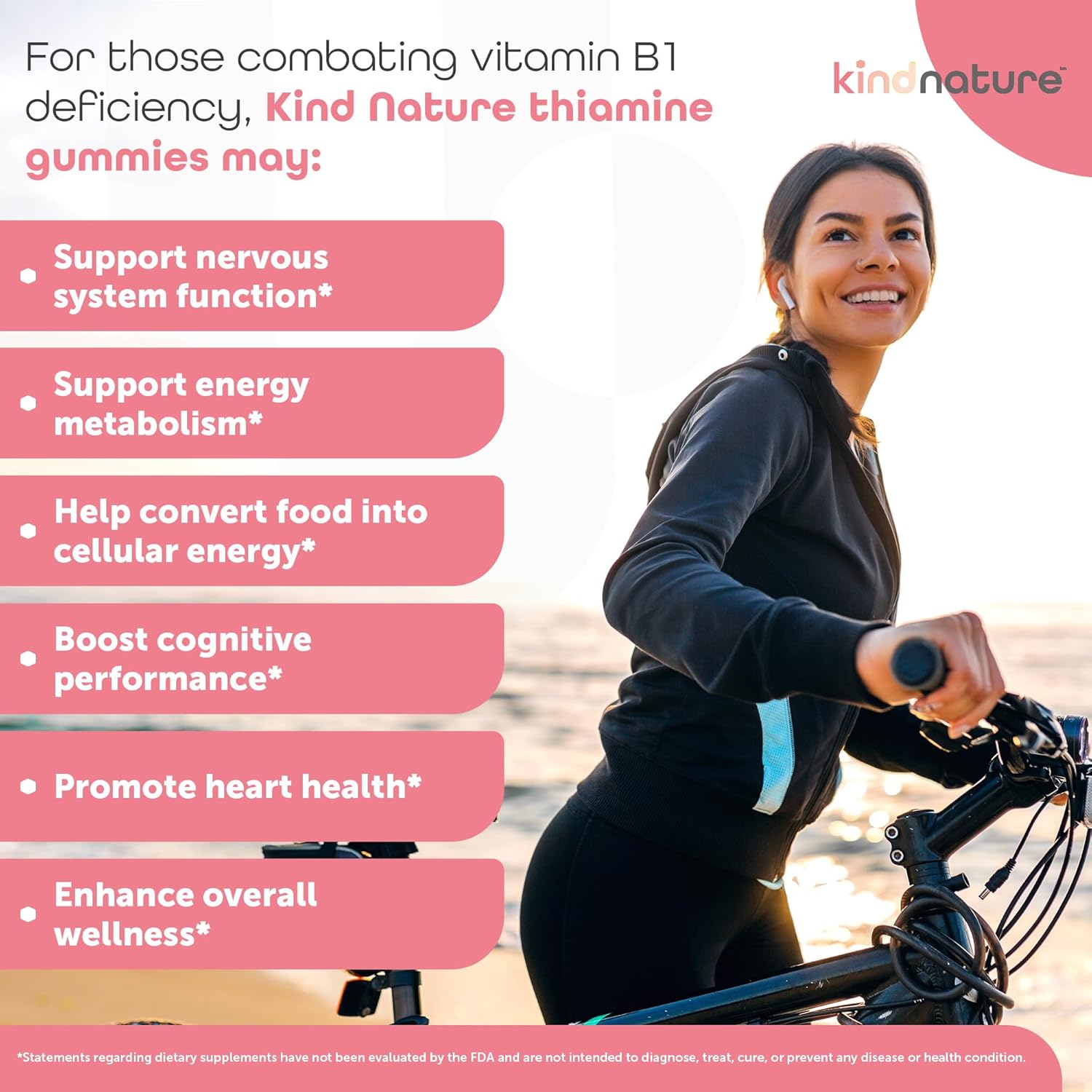 Vitamin B1 Gummies with Strawberry Flavor, 500mg per Serving P192