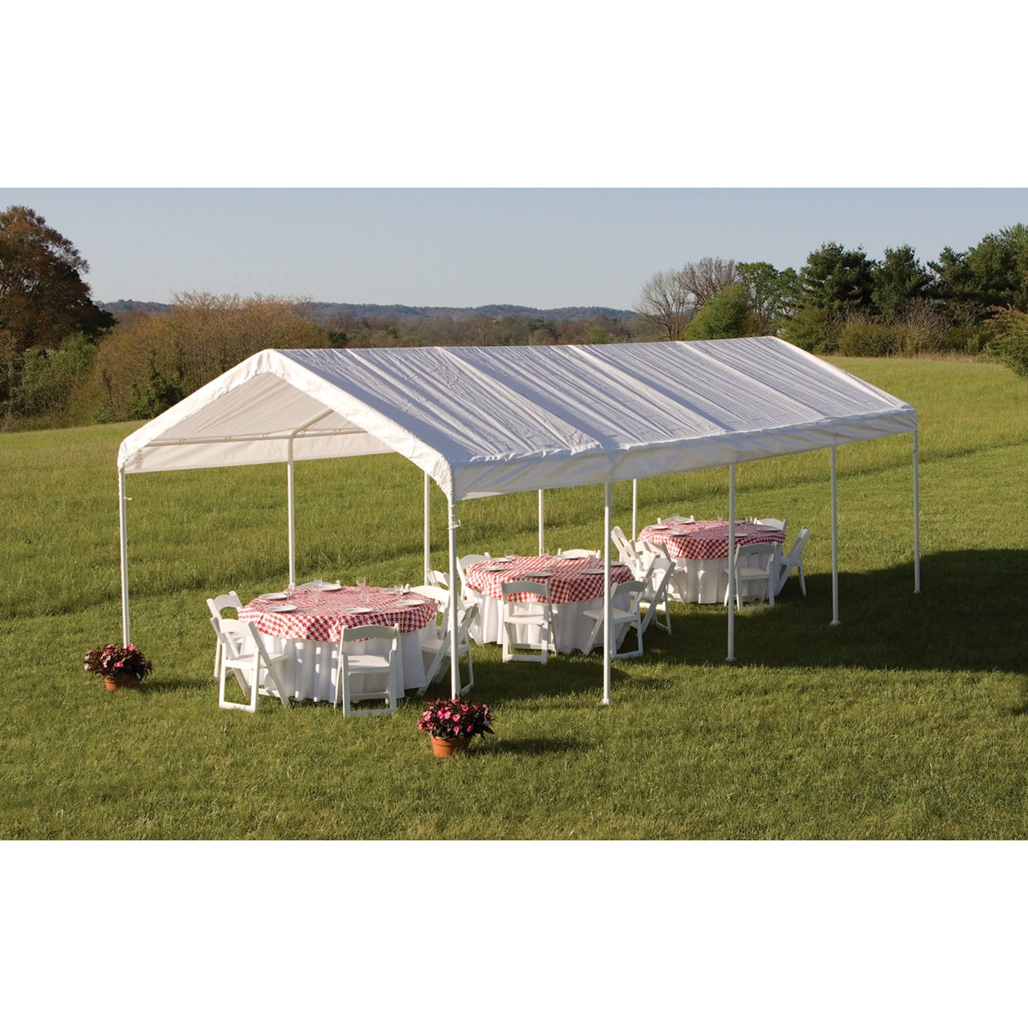 12 x 26 ft Canopy - White F470