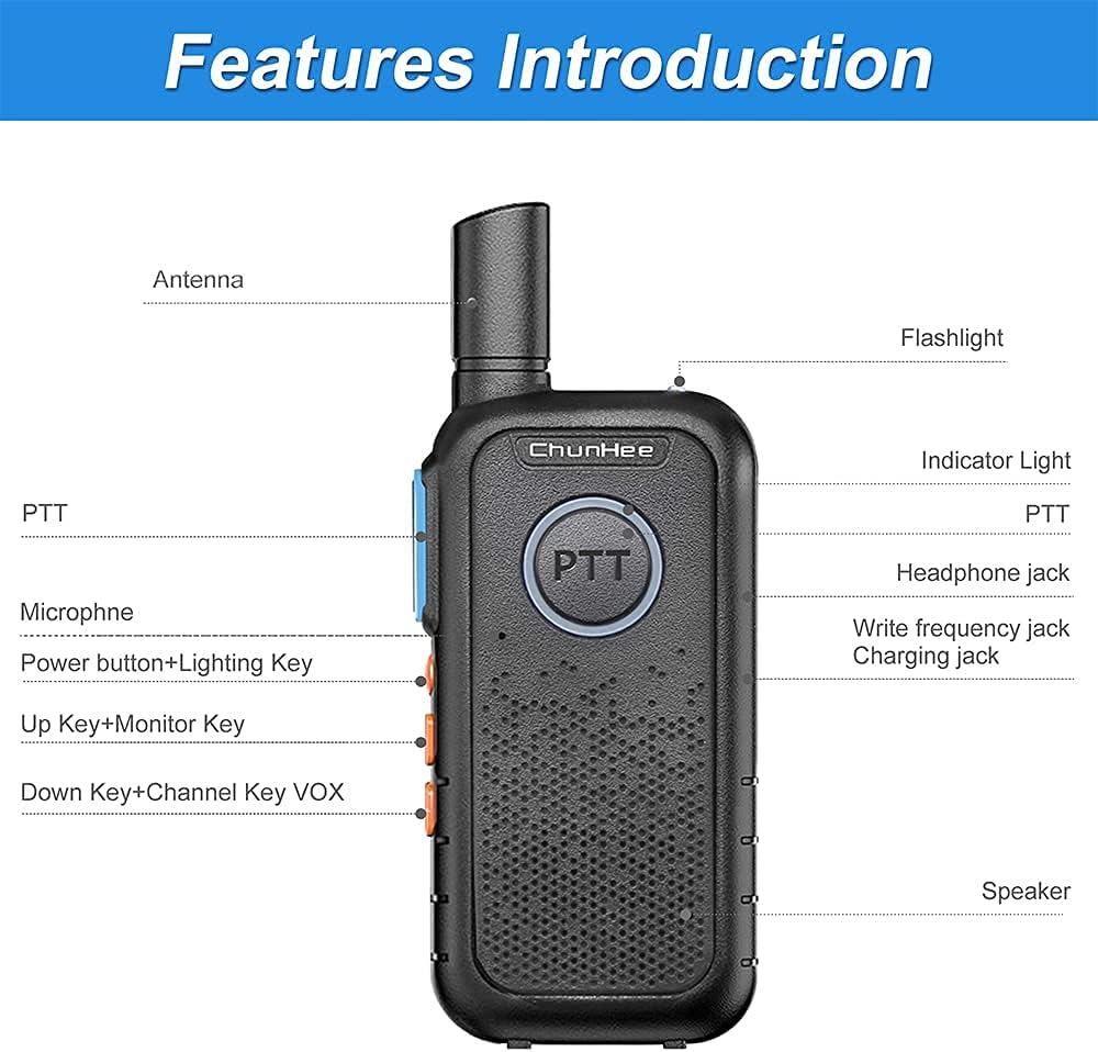 Wireless Intercom System for Home, 2 Pack F704