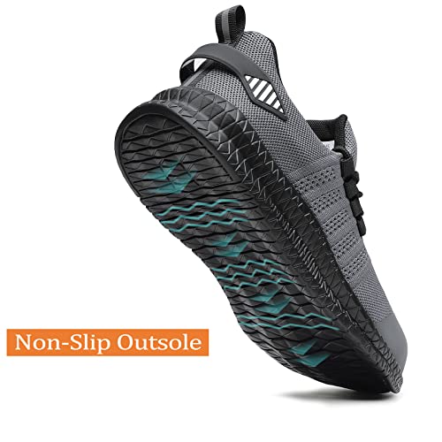 Steel Toe Work Shoes for Men and Women, Lightweight Slip Resistant Safety Sneakers T16315