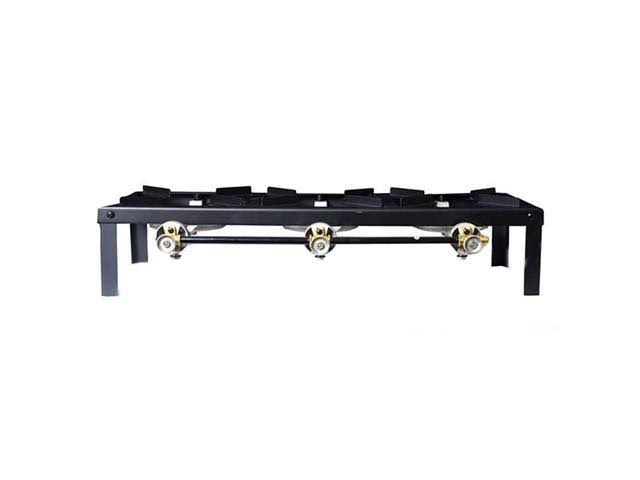 Triple Burner Angle Iron Camping Stove I5834