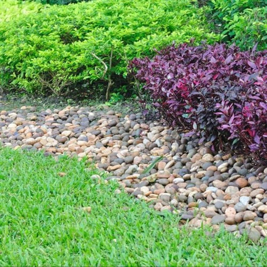 40 lbs River Rocks for Landscaping Decorative Garden Stones N934576