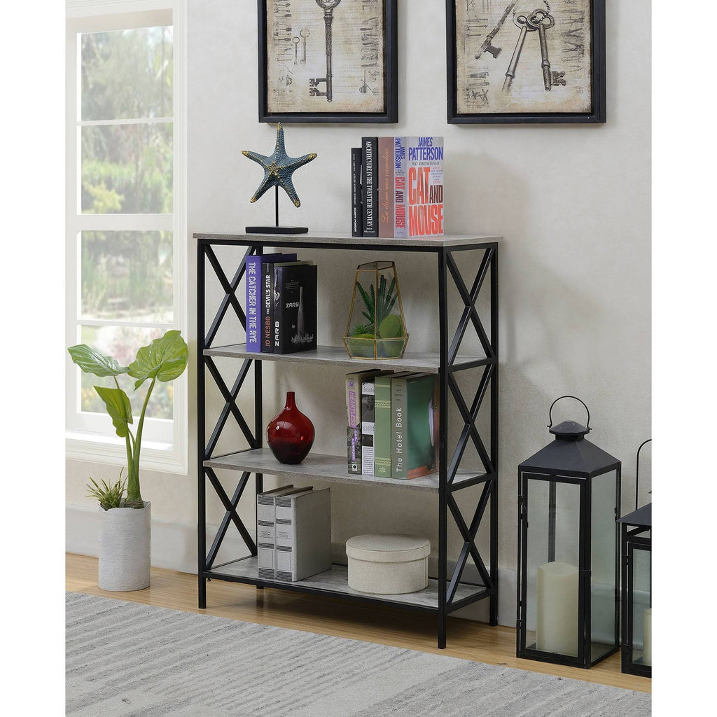 4 Tier Bookcase Faux Birch P731