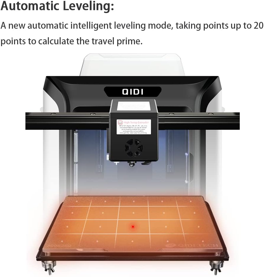 Industrial Grade 3D Printer for Carbon Fiber & Nylon, Auto Leveling M621135