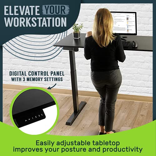 Electric Standing Desk Frame 60 x 24 Inch with Memory Settings L73466
