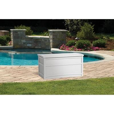 Resin Deck Box, White S896274