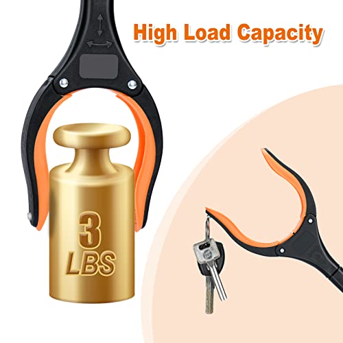 32 Inch Foldable Reacher Tool with Magnetic Grip and Rotating Jaw V877