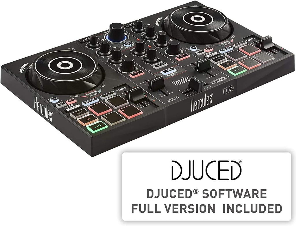 DJ Controller with Beatmatch Guide, Headphones and Cable U1667