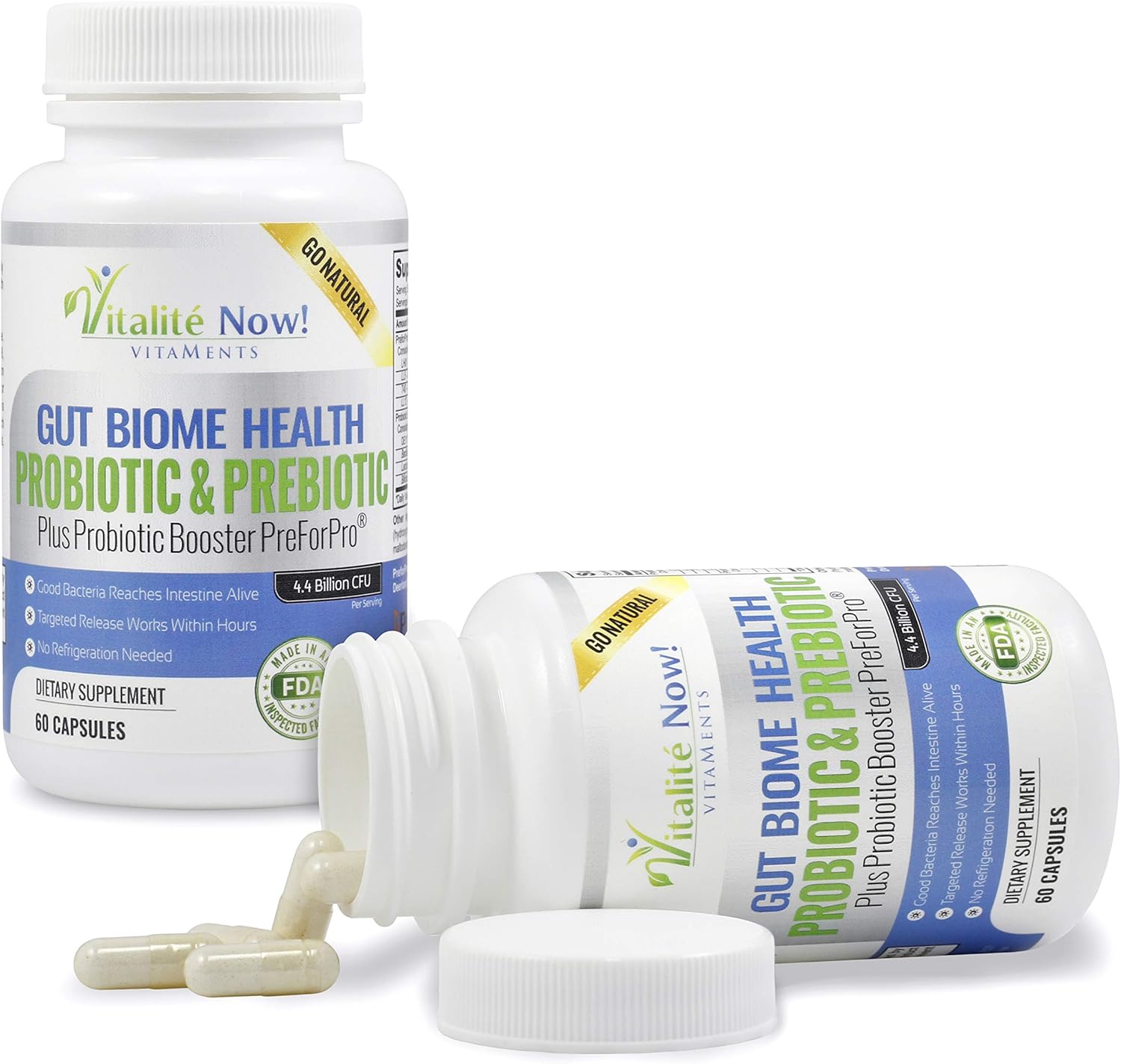 Probiotic & Prebiotic Gut Health Supplement N90539