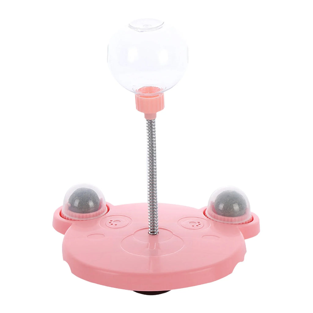 Cat Treat Dispenser Interactive Slow Feeder Toy with Peppermint Balls T587807