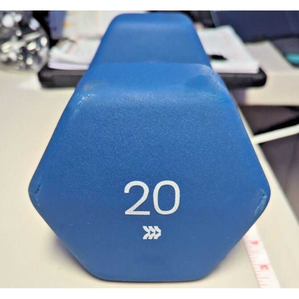 Neoprene Dumbbell 20lbs Blue U8843