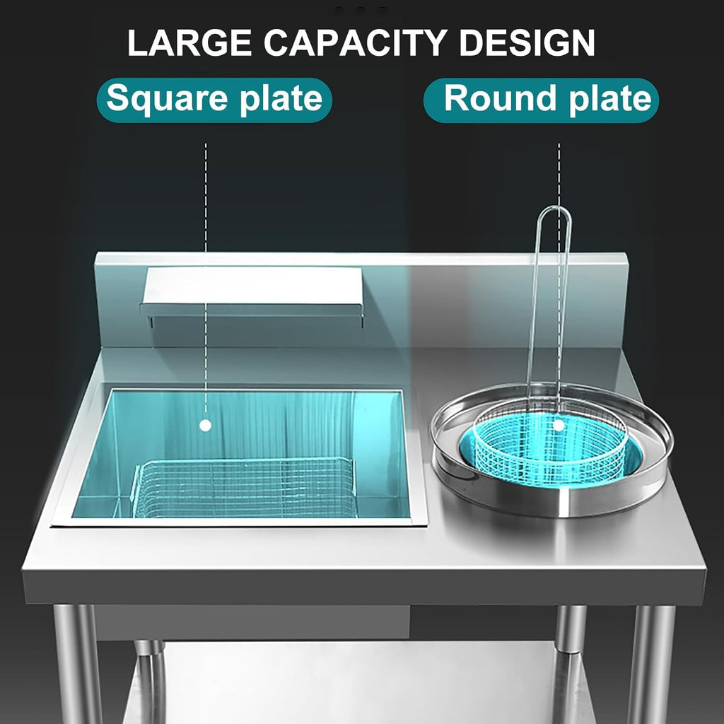 Stainless Steel Breading Table for Commercial Kitchen C538