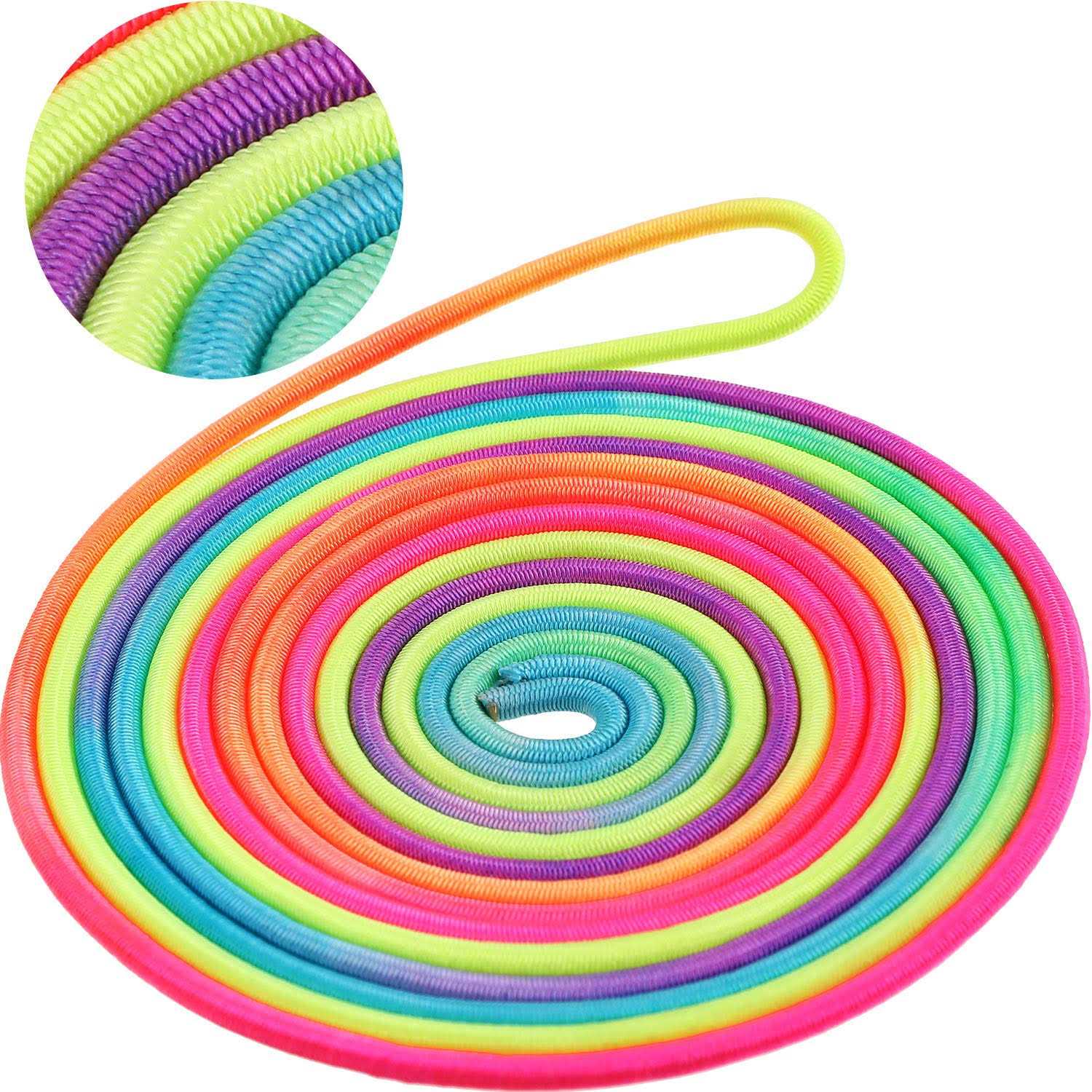Colorful Chinese Jump Ropes Set for Outdoor Fitness Game I162396