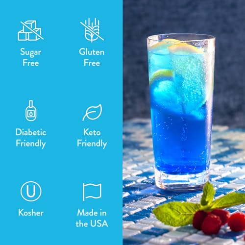 Sugar Free Syrup, Fruit Flavored Water Enhancer for Drinks, Zero Calorie, 25.4 Fl Oz W7612