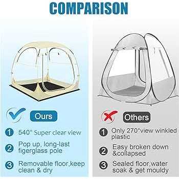 Pop-Up Bubble Tent for Outdoor Camping, 1-6 Person C275765