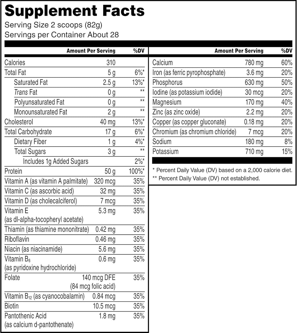 Protein Powder, Knockout Chocolate, 50g Protein, 5 Pound F8516