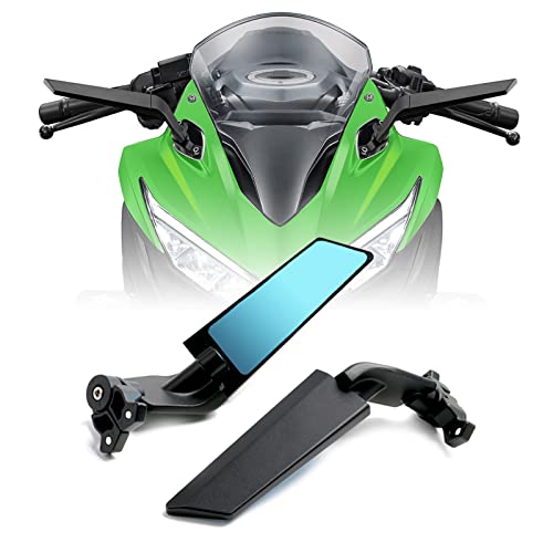 Adjustable Aluminum Motorcycle Rearview Mirror with Anti-Glare Lens S90058