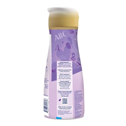 Baby Formula with DHA, Reduces Fussiness and Gas, Liquid Bottle, 32 Oz G517