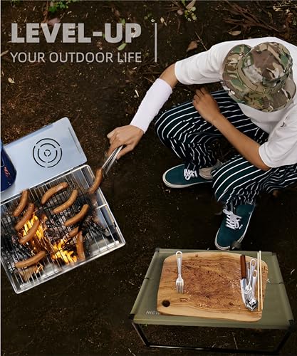 Ultralight Aluminum Folding Camping Table with Carry Bag Y226832