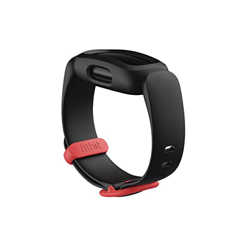 Kids Activity Tracker for Ages 6+, Black/Racer Red T294089