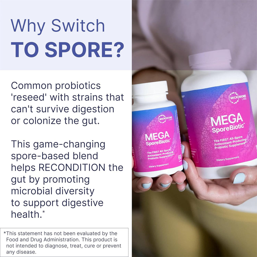 Probiotic and Gut Mucosal Support Bundle with Spore-Based Probiotic and Amino Acids S66018